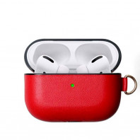 Чехол на AirPods Pro Leather Case Red